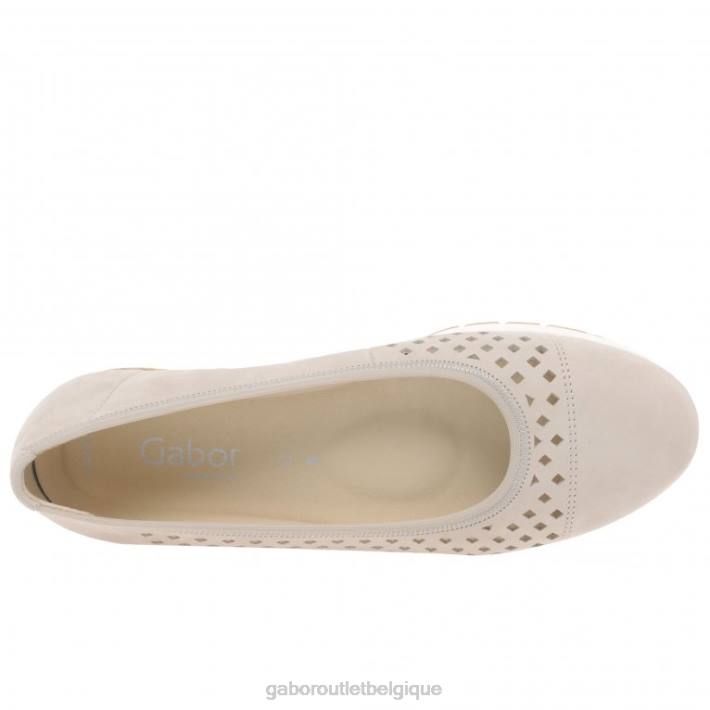 nubuck poudré chaussure TFD82 Gabor femmes chaussures à détails de baies
