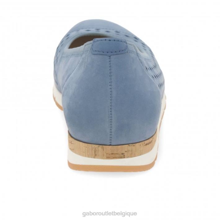 paradis nubuck chaussure TFD81 Gabor femmes chaussures à détails de baies