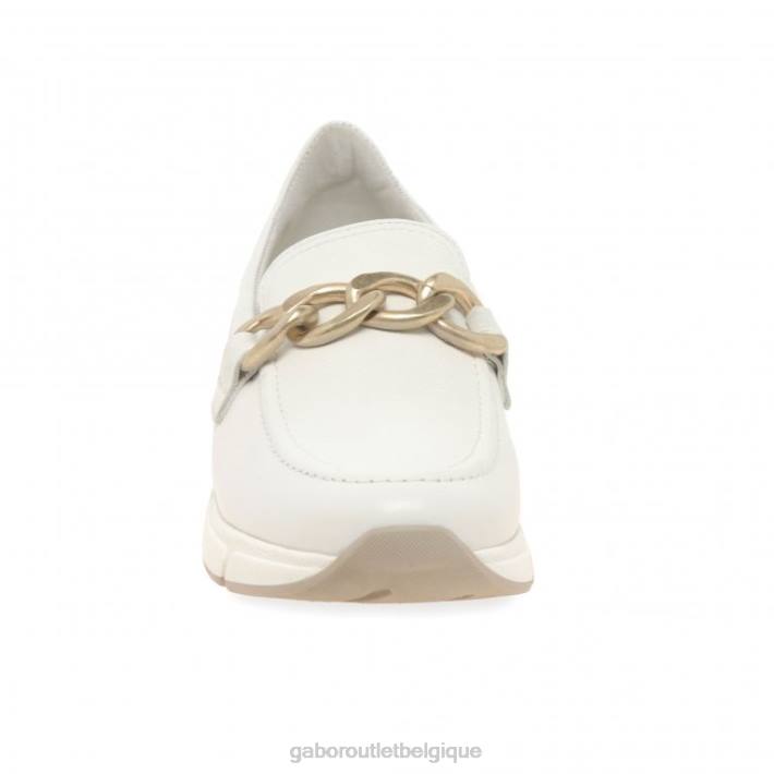 café au lait nappa chaussure TFD8120 Gabor femmes chaussures de facteur