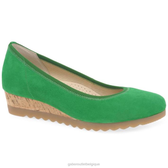 daim vert chaussure TFD8119 Gabor femmes chaussures à talons compensés epworth