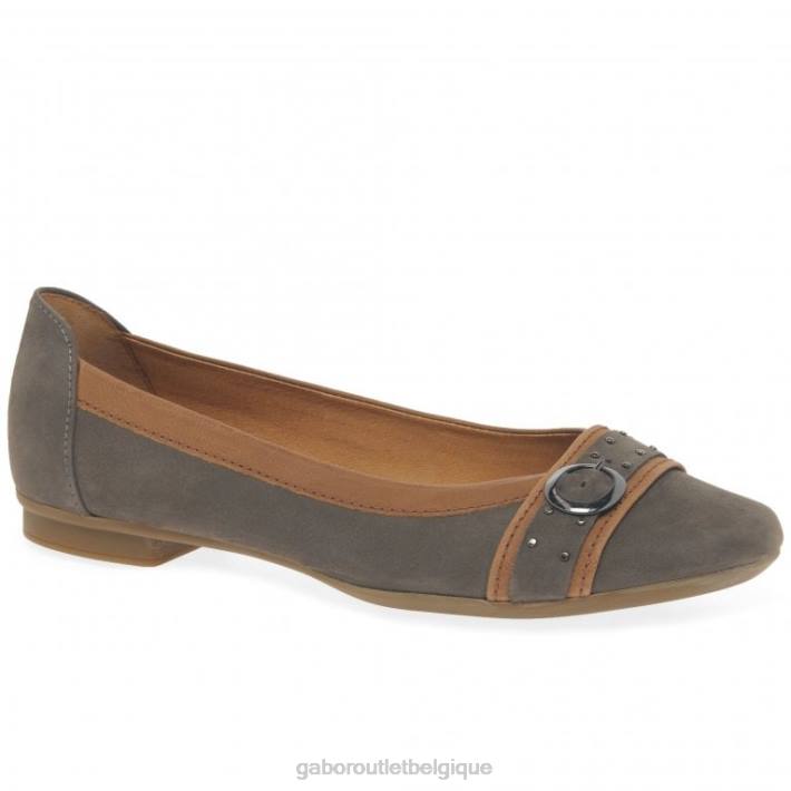 wallaby/cognac chaussure TFD895 Gabor femmes escarpins décontractés à boucle à clous Michelle