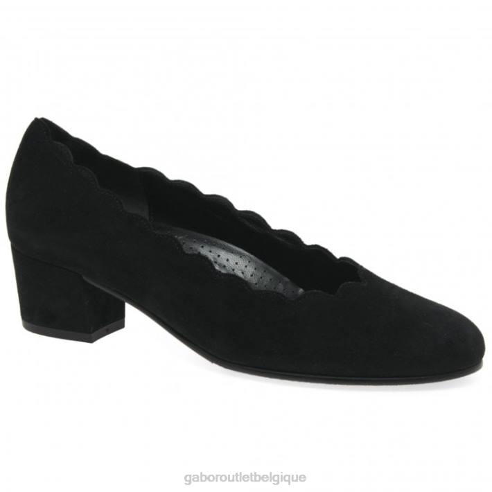 Suède noir chaussure TFD845 Gabor femmes escarpins gigi