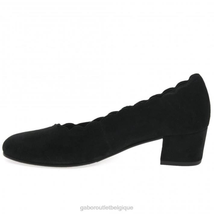 Suède noir chaussure TFD845 Gabor femmes escarpins gigi