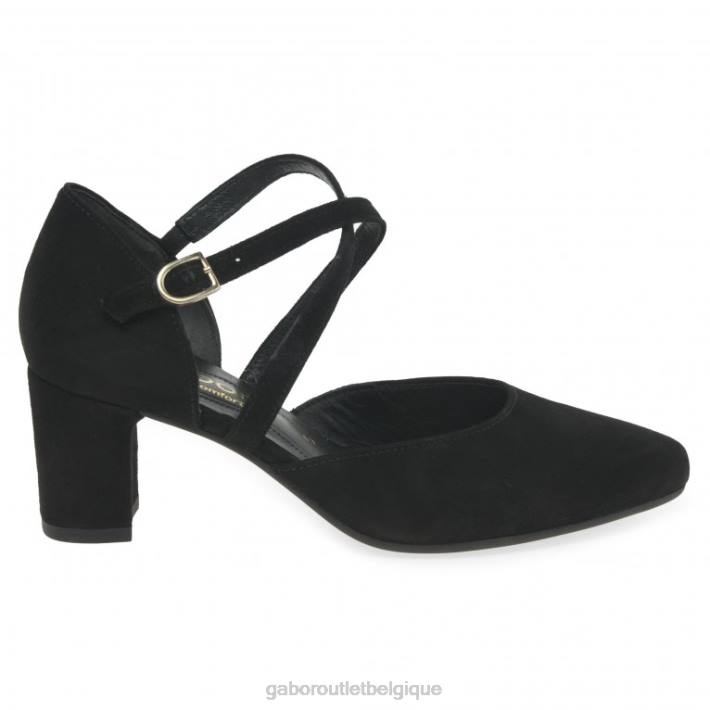 Suède noir chaussure TFD869 Gabor femmes chaussures alexis