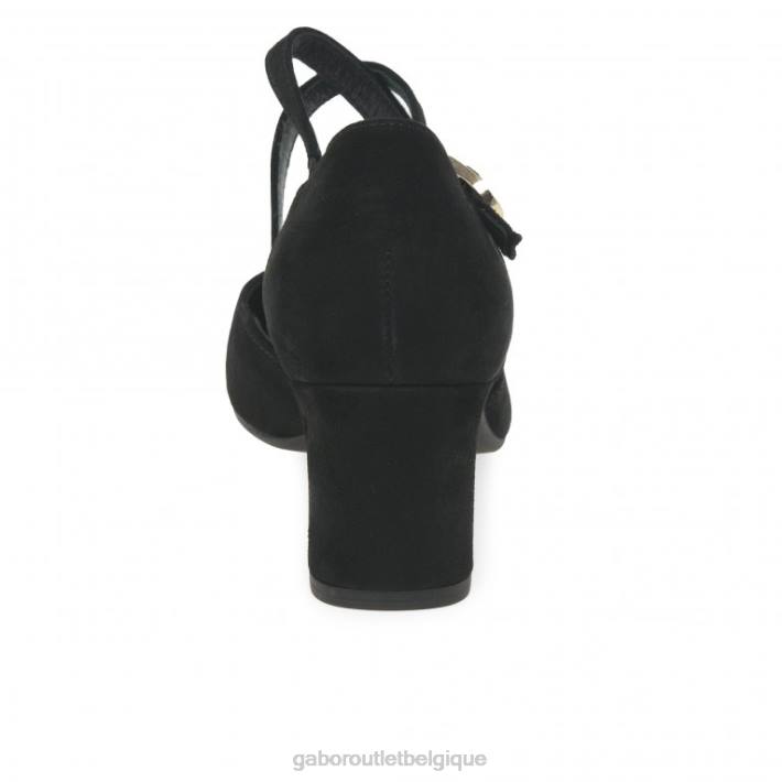 Suède noir chaussure TFD869 Gabor femmes chaussures alexis
