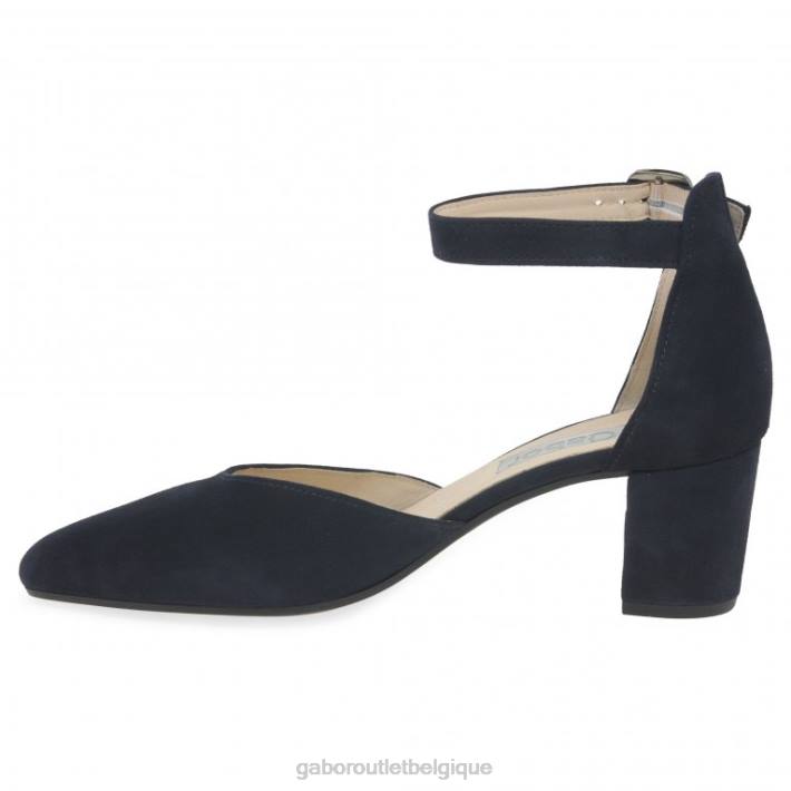 daim atlantique chaussure TFD860 Gabor femmes chaussures de gala ouvertes