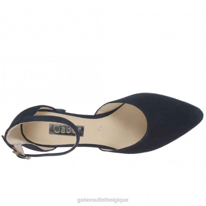 daim atlantique chaussure TFD860 Gabor femmes chaussures de gala ouvertes