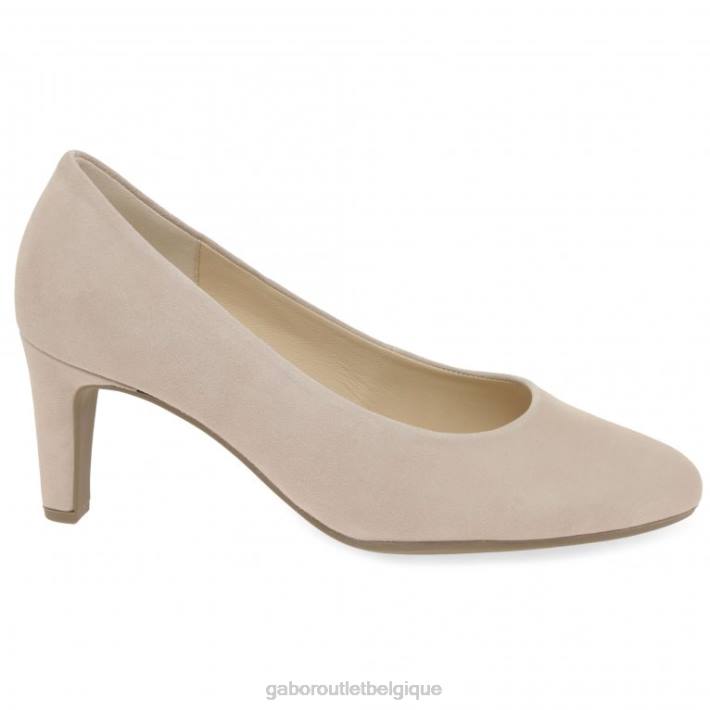 daim rouge chaussure TFD836 Gabor femmes escarpins edina