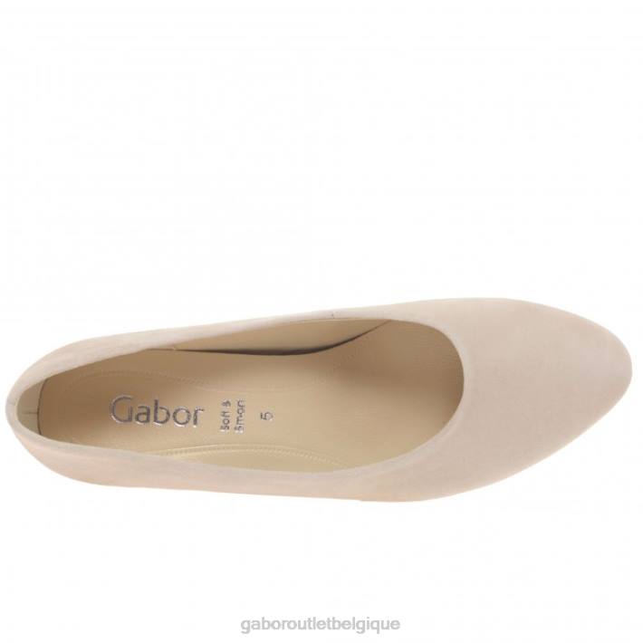 daim rouge chaussure TFD836 Gabor femmes escarpins edina