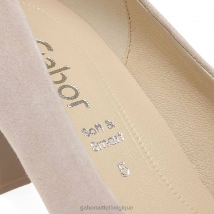 daim rouge chaussure TFD836 Gabor femmes escarpins edina