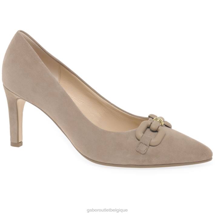 lapin en daim chaussure TFD865 Gabor femmes escarpins journal