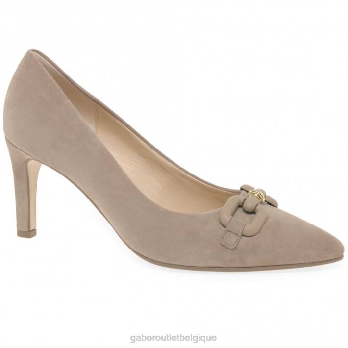 lapin en daim chaussure TFD865 Gabor femmes escarpins journal