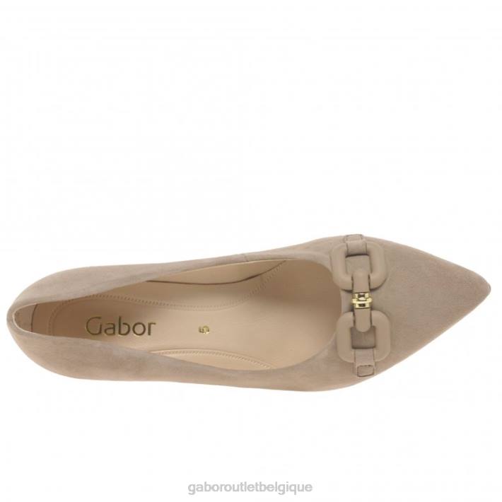 lapin en daim chaussure TFD865 Gabor femmes escarpins journal