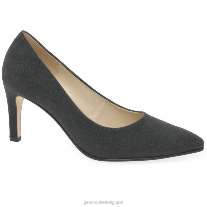 noir pailleté ht chaussure TFD854 Gabor femmes escarpins danois