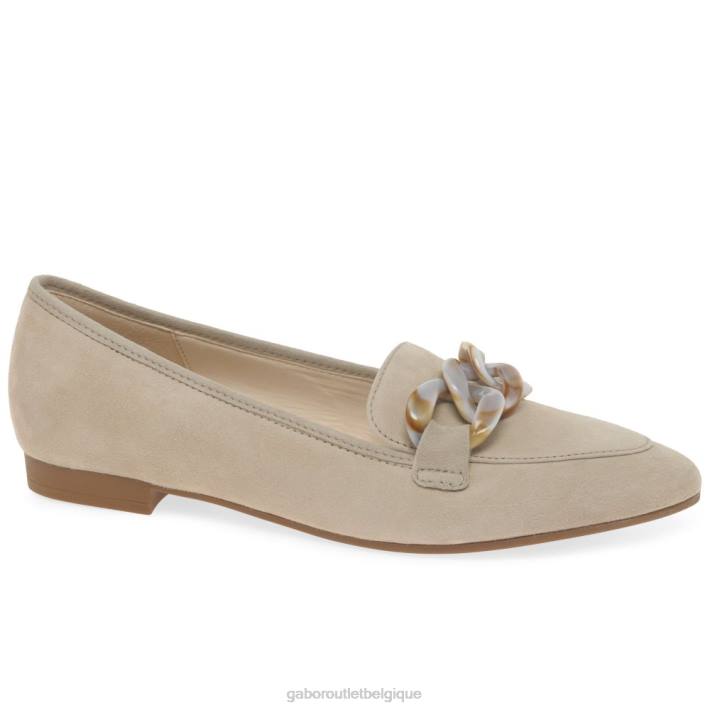 daim du désert chaussure TFD896 Gabor femmes mocassins carol