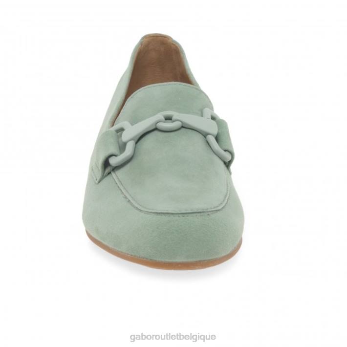 daim menta chaussure TFD887 Gabor femmes mocassins jangle