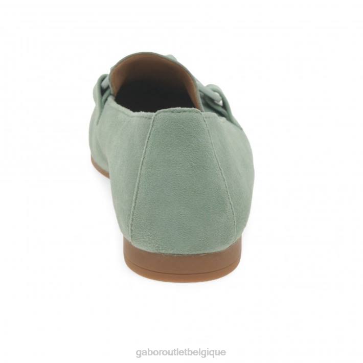 daim menta chaussure TFD887 Gabor femmes mocassins jangle