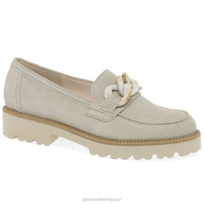 lin suède chaussure TFD8323 Gabor femmes mocassins marguerites