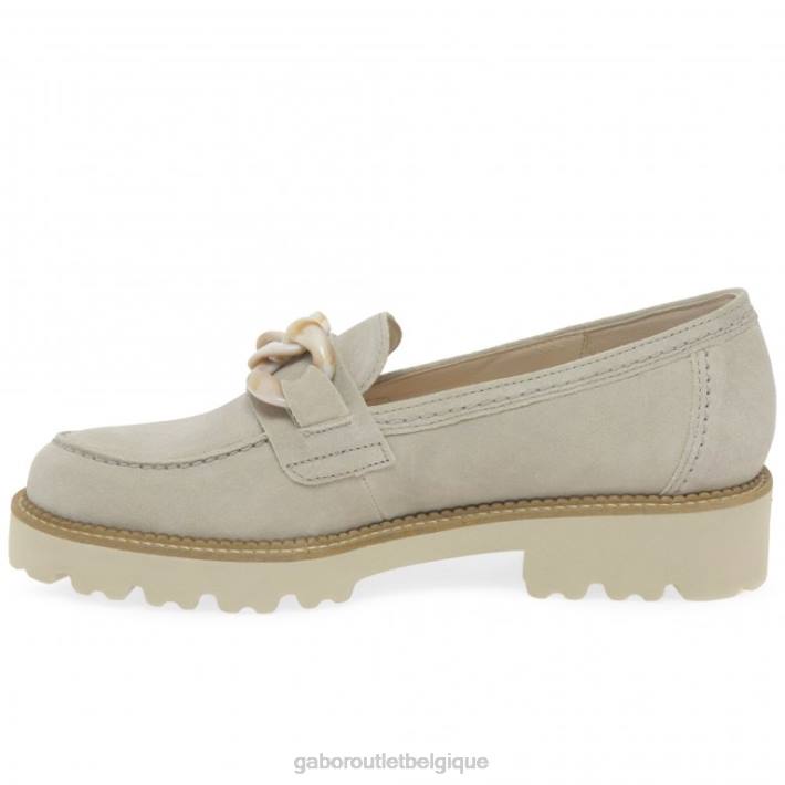 lin suède chaussure TFD8323 Gabor femmes mocassins marguerites