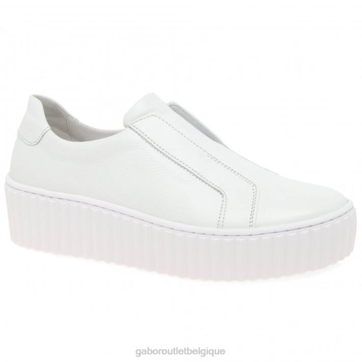 blanc chaussure TFD8148 Gabor femmes baskets Debra