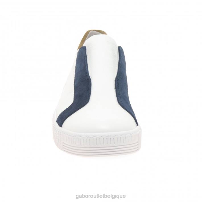 blanc/marine chaussure TFD8140 Gabor femmes baskets décontractées wye sports