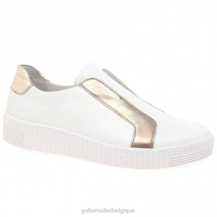 blanc/pudre chaussure TFD8141 Gabor femmes baskets décontractées wye sports