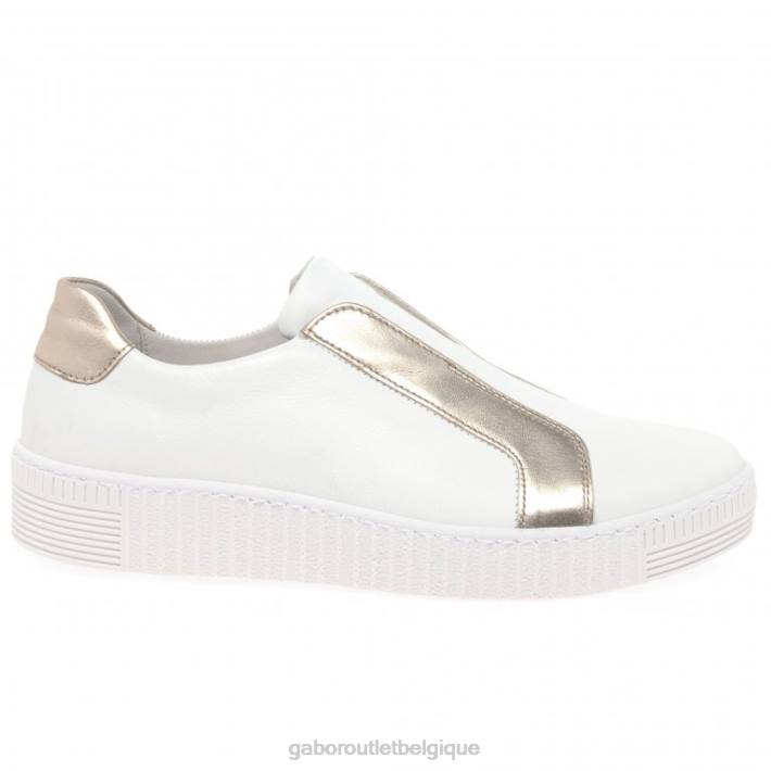 blanc/pudre chaussure TFD8141 Gabor femmes baskets décontractées wye sports
