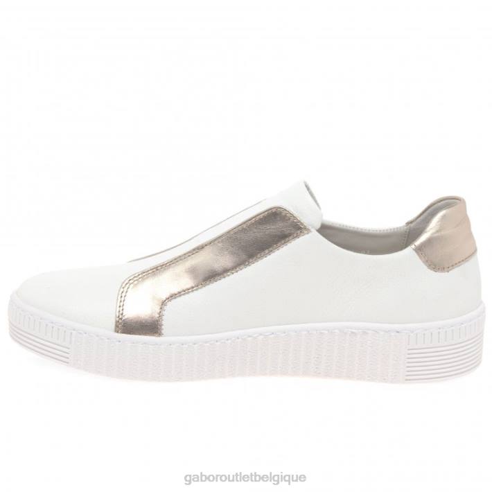 blanc/pudre chaussure TFD8141 Gabor femmes baskets décontractées wye sports