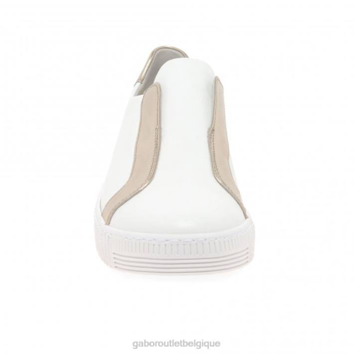 blanc/pudre chaussure TFD8141 Gabor femmes baskets décontractées wye sports