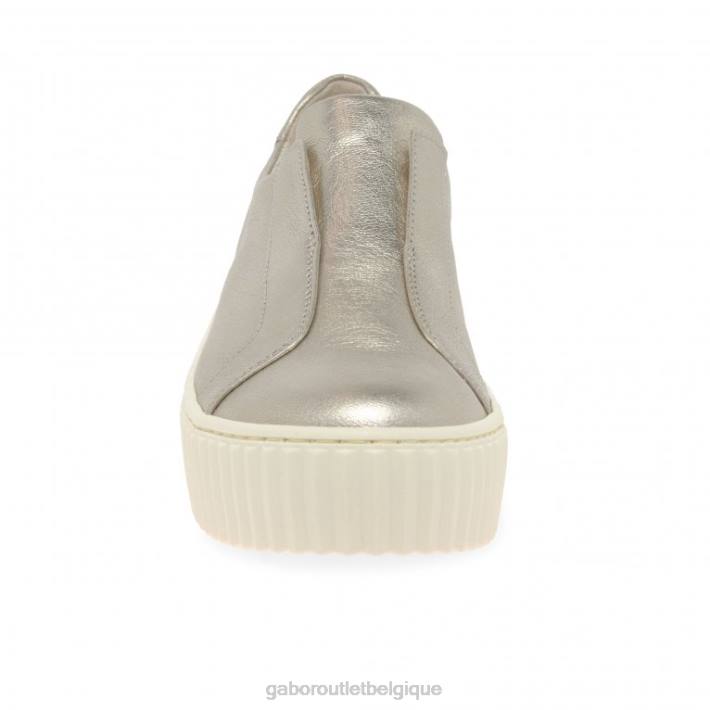 cuir métal chaussure TFD8149 Gabor femmes baskets Debra