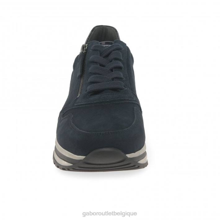 daim bleu foncé chaussure TFD8146 Gabor femmes baskets Nulon
