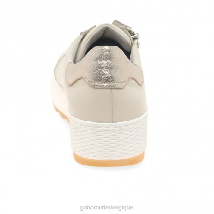 ivoire/muscle chaussure TFD8134 Gabor femmes baskets décontractées étanches
