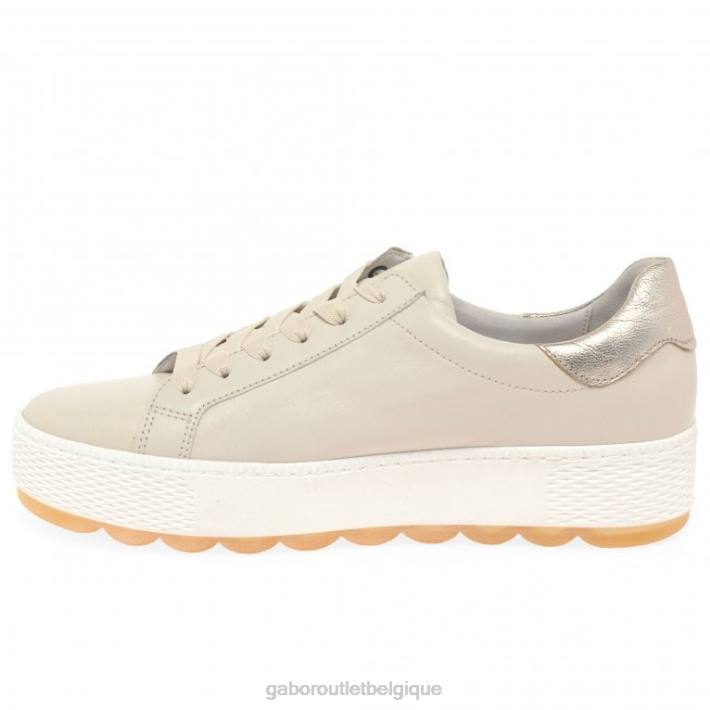 ivoire/muscle chaussure TFD8134 Gabor femmes baskets décontractées étanches