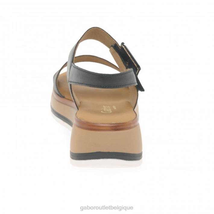 noir chaussure TFD8161 Gabor femmes sandales aviemore