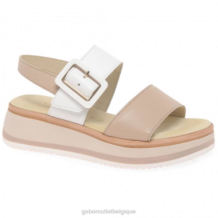 rose/blanc chaussure TFD8160 Gabor femmes sandales aviemore