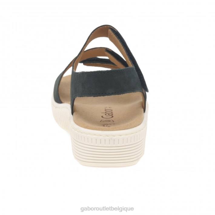 nubuck bleu nuit chaussure TFD8170 Gabor femmes sandales à soucis
