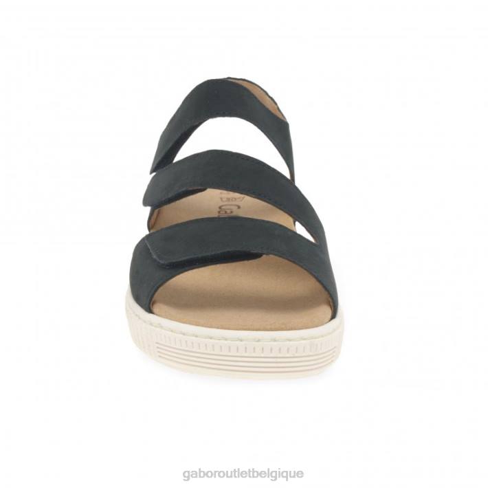 nubuck bleu nuit chaussure TFD8170 Gabor femmes sandales à soucis