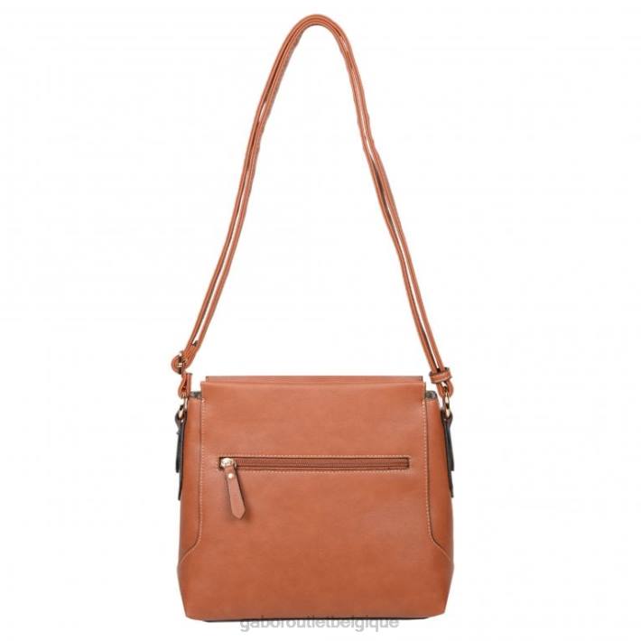 Cognac accessoires TFD8312 Gabor femmes sac à main messager sarda