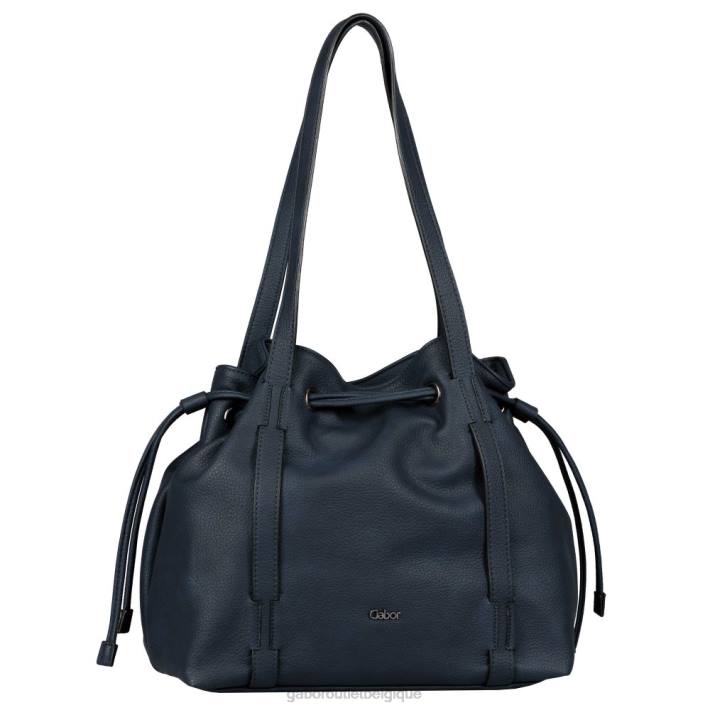 bleu foncé accessoires TFD8294 Gabor femmes sac porté épaule à lien de resserrage Malu